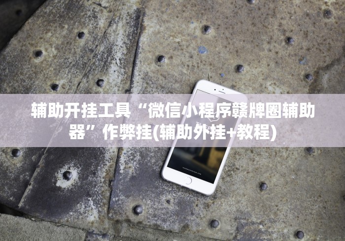 辅助开挂工具“微信小程序赣牌圈辅助器”作弊挂(辅助外挂+教程)