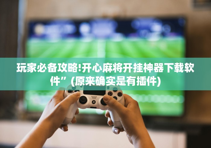 玩家必备攻略!开心麻将开挂神器下载软件”(原来确实是有插件)