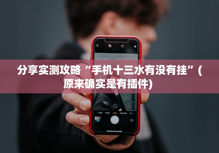 分享实测攻略“手机十三水有没有挂”(原来确实是有插件) 