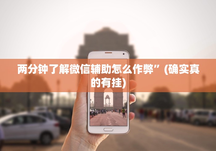 两分钟了解微信辅助怎么作弊”(确实真的有挂)