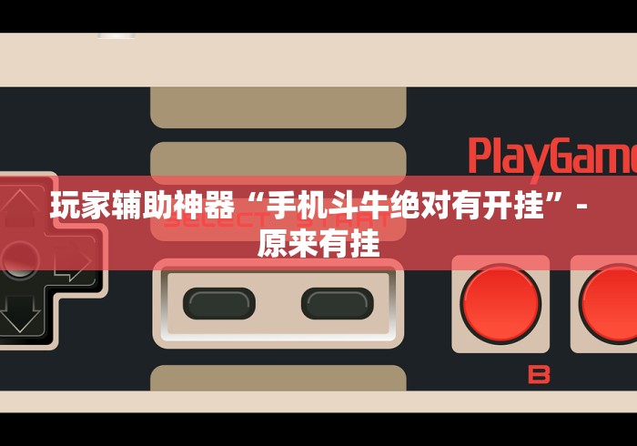 玩家辅助神器“手机斗牛绝对有开挂”-原来有挂