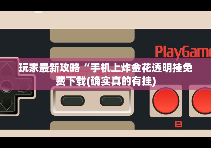 玩家最新攻略“手机上炸金花透明挂免费下载(确实真的有挂) 玩家最新攻略“手机上炸金花透明挂免费下载(确实真的有挂)