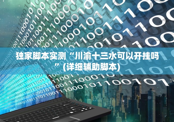 独家脚本实测“川渝十三水可以开挂吗”(详细辅助脚本)