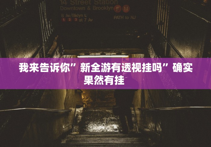 我来告诉你	”新全游有透视挂吗”确实果然有挂 