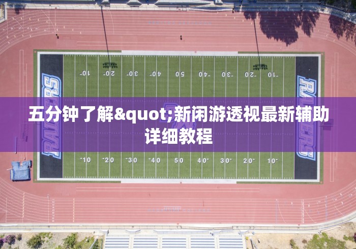 五分钟了解"新闲游透视最新辅助详细教程