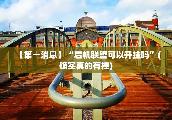 【第一消息】“启帆联盟可以开挂吗”(确实真的有挂)